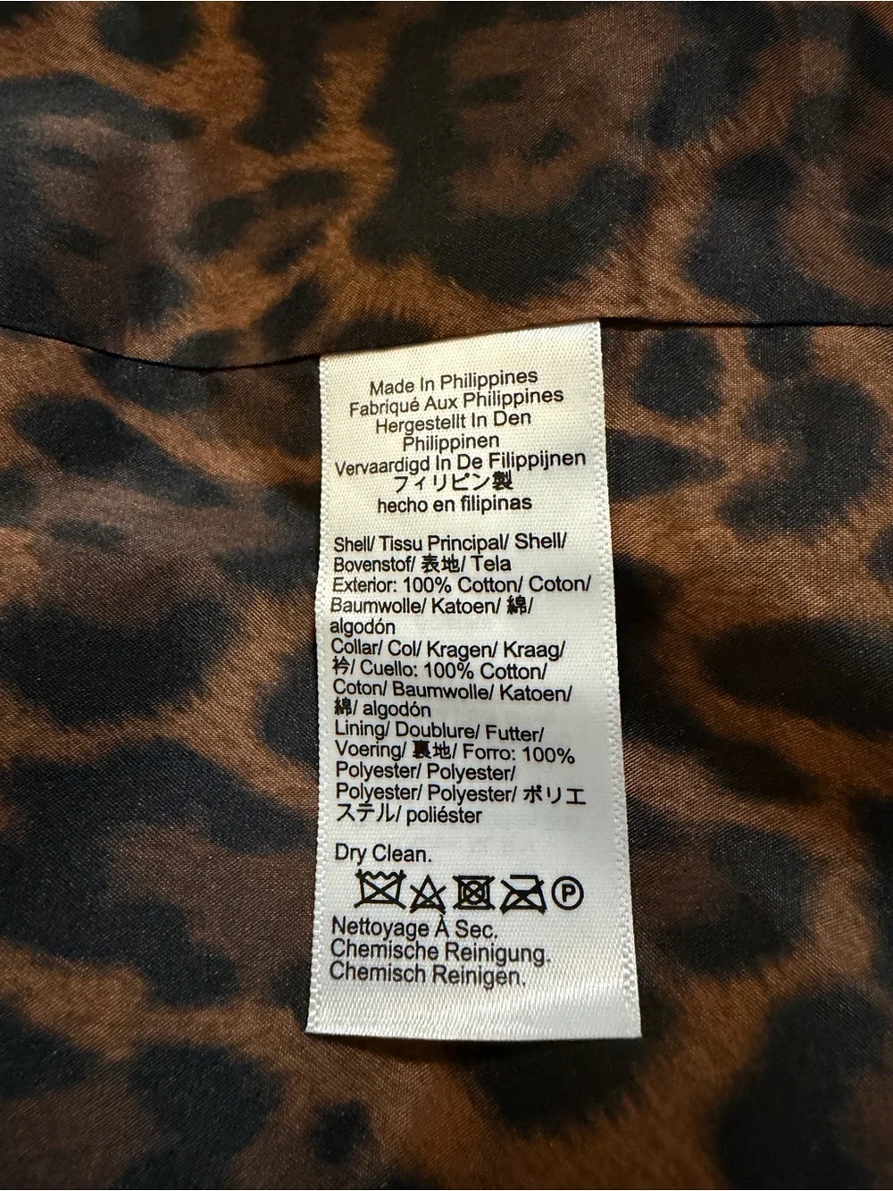 J.Crew Barn Jacket Chore Coat Canvas Honey Brown Corduroy Collar Leopard Lining